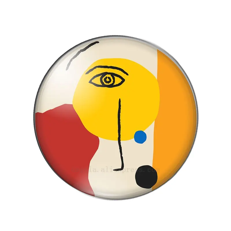 New Art abstract painting Girls 10pcs mixed 12mm/18mm/20mm/25mm Round photo demo glass cabochon flat back Making findings - купить по