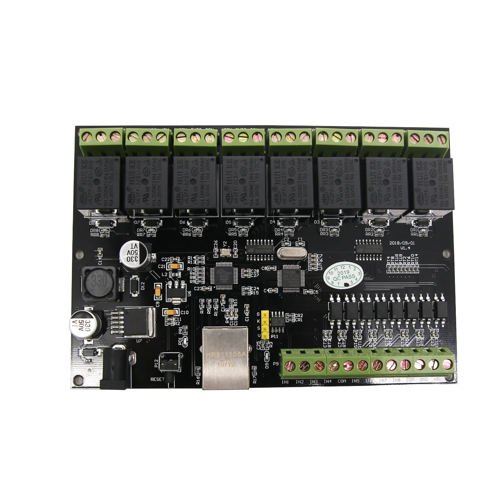 

IP/ Ethernet контроллер доступа TCP MODBUS 8 in 8 out Switch 8 Way сетевое реле