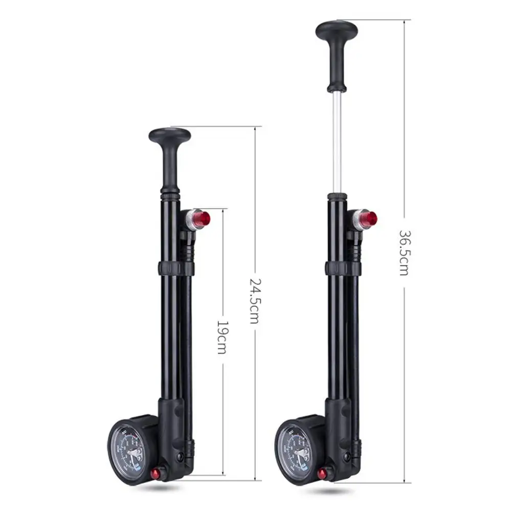 Портативный велосипедный воздушный насос высокого давления 400psi с манометром для