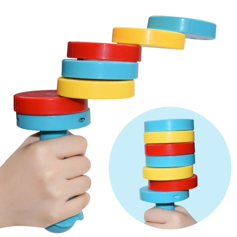 

Colorful Decompression Balance Toy Baby Hold Stress Relief Educational Plastic Blocks Stacking Game for Children