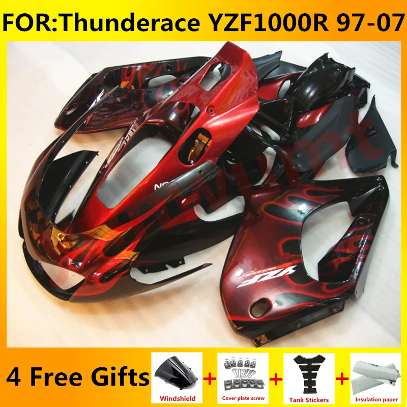 YZF 1000R 06 07 Пластиковые обтекатели для YAMAHA YZF1000R 1997 2007 комплекты кузова YZF1000 Thunderace 00 01