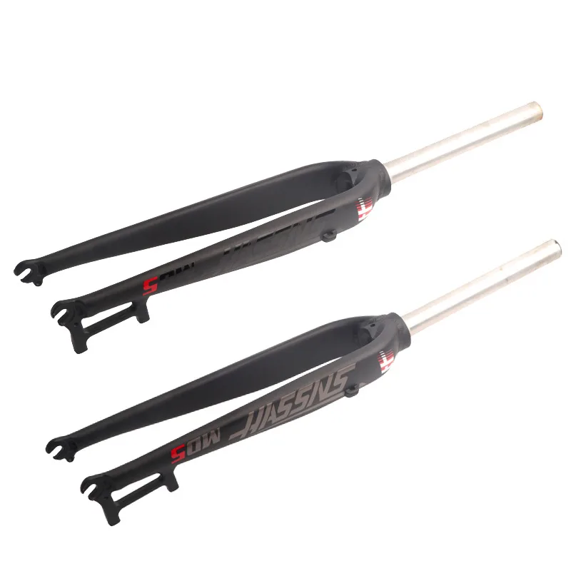 Вилка для горного велосипеда матовая 3K вилка из углеродного волокна 1-1/8 дюйма