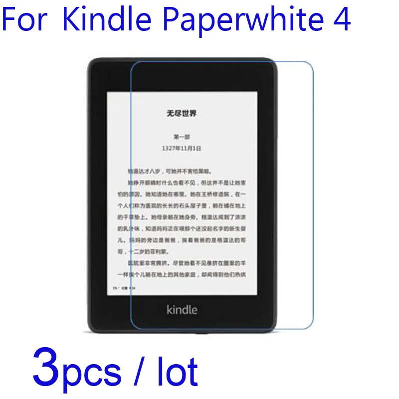 Мягкие Защитные пленки 3 шт./лот для Amazon Kindle Paperwhite 1/2/3 4 KPW4 2018 прозрачная/матовая/Nano