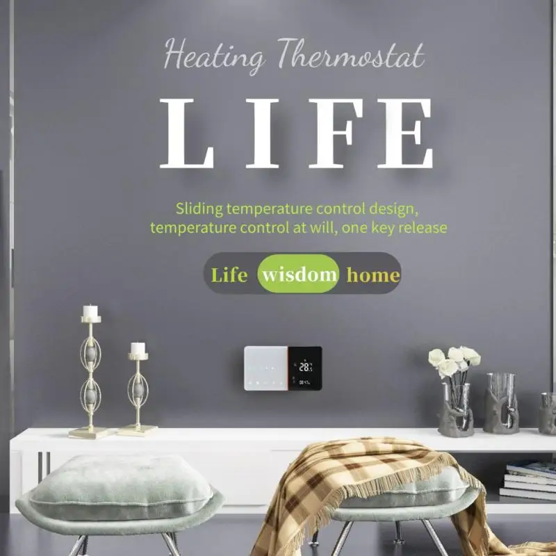 

Tuya WiFi Smart Thermostat Electric Floor Heating Water/Gas Boiler Temperature Remote Controller Work With Alexa Google Home