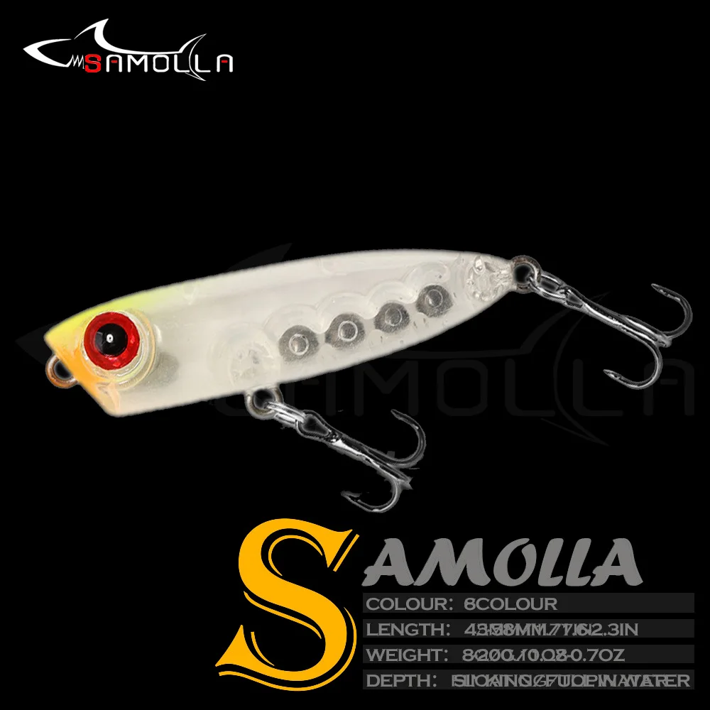 Приманка поппер для рыбалки Topwater Tackle Goods Peche Weights3g погружные воблеры щуки