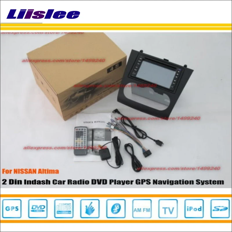 

For Nissan Altima 2007~2012 Radio CD DVD Player GPS Nav Navi Map Navigation System Double Din Car Audio Installation Set