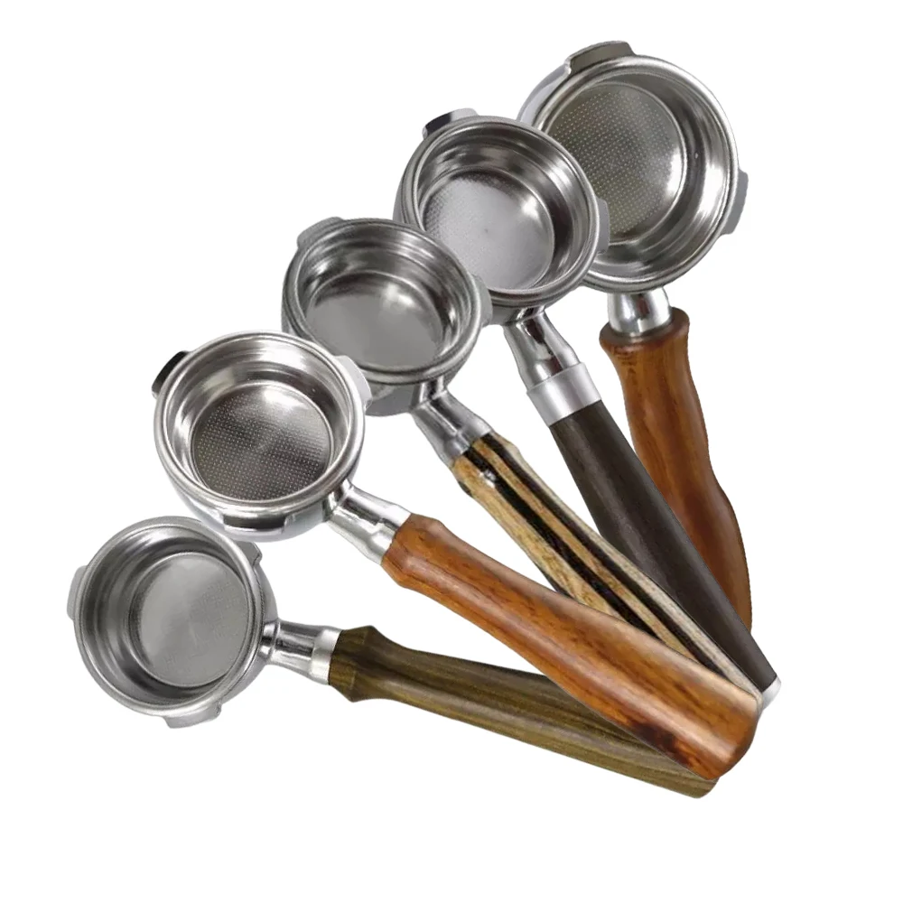 

58mm Stainless Steel Coffee Machine Handle Bottomless 3 Ears Ultra-fine Mesh Espresso Portafilter For Barsetto BA101/BA