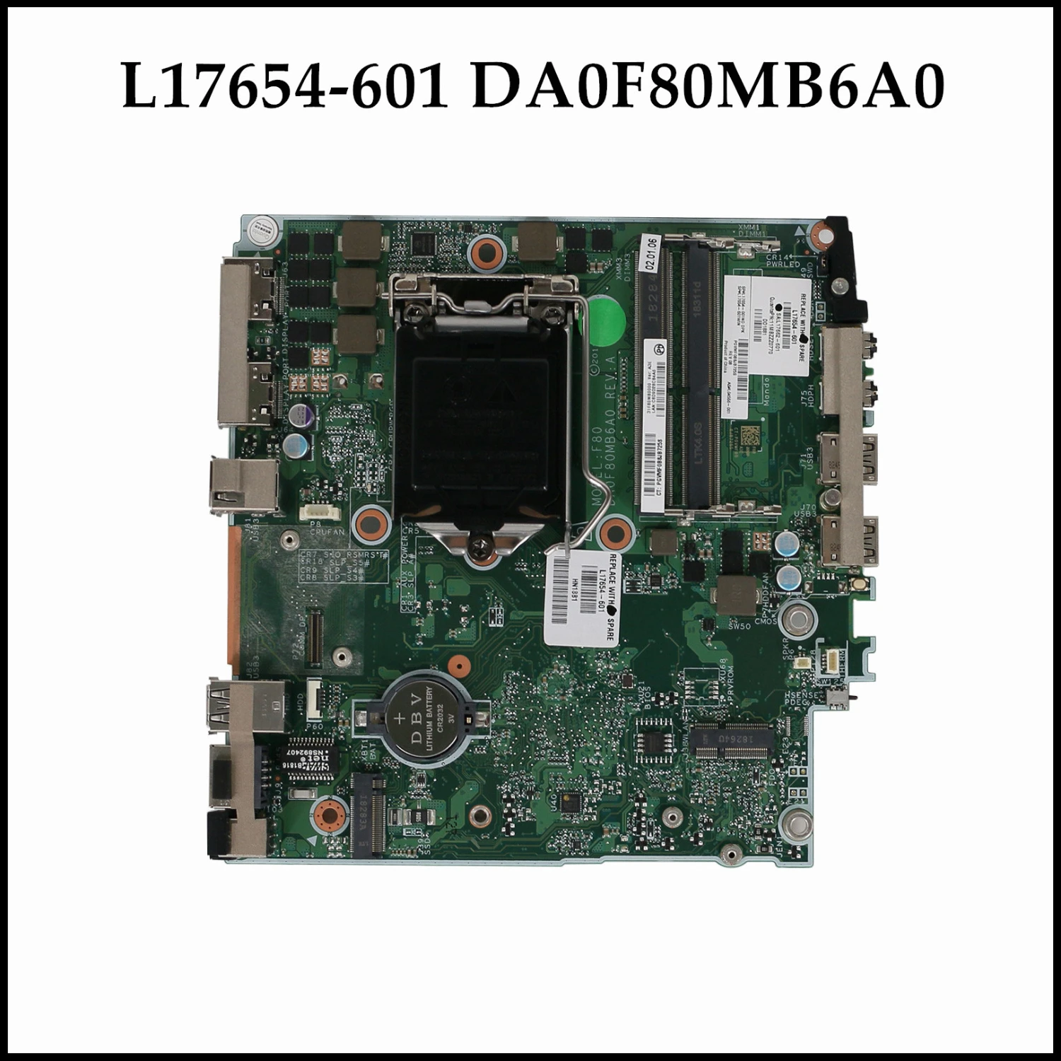 Высококачественная деталь для HP Prodesk 400 G4 DM материнская плата DA0F80MB6A0 100%