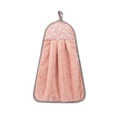 1Pc Dish Tableware Cleaning Cloth Kitchen Sink Wipe Washing Cloth Household Bathroom Super Absorbent Towels - Color: Orange