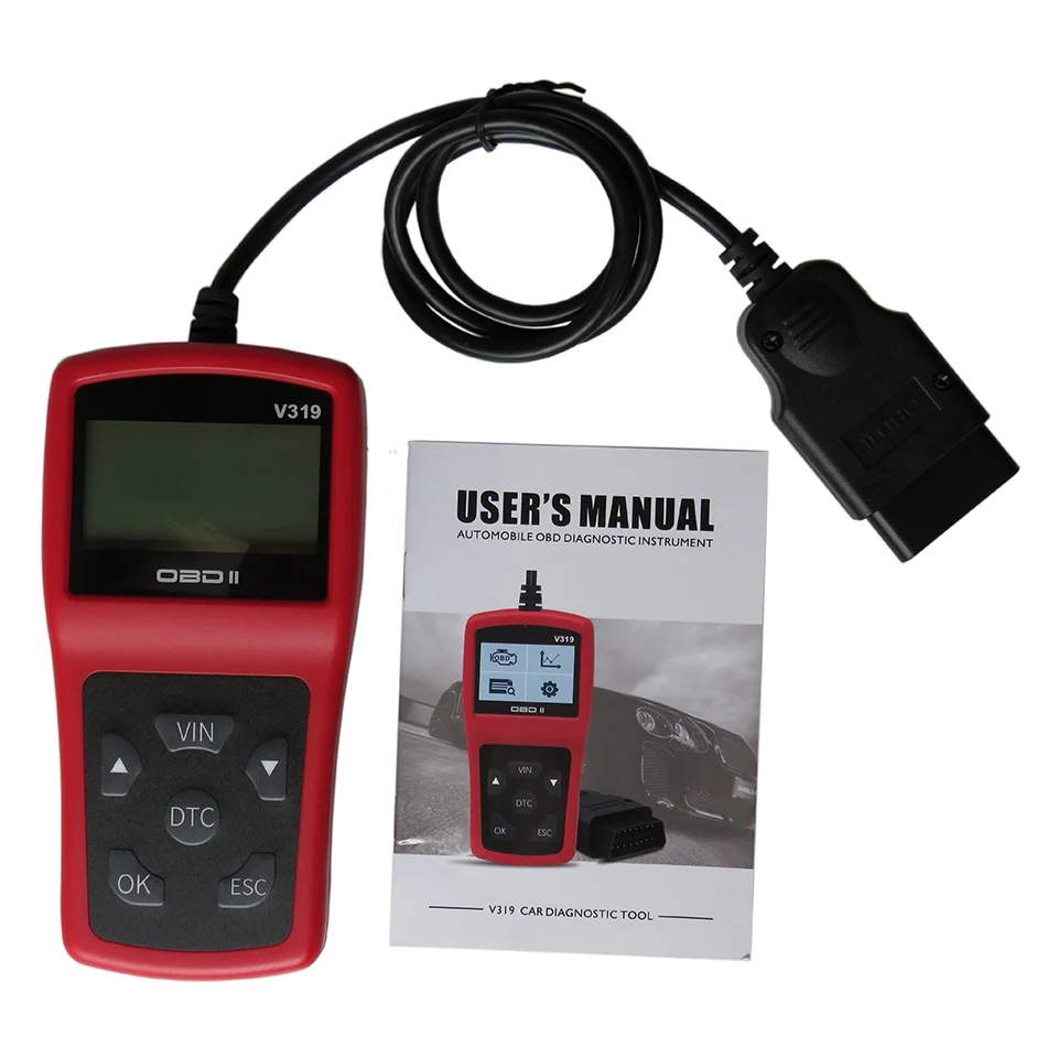 Сканер OBD2 V319 OBD 2 ручной инструмент для диагностики автомобиля PK CR3001 ELM327 V1.5 OBDII |