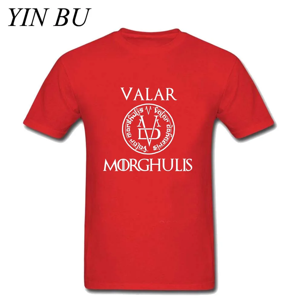Каменная футболка для мужчин Валар моргулис все мужчины должны мереть