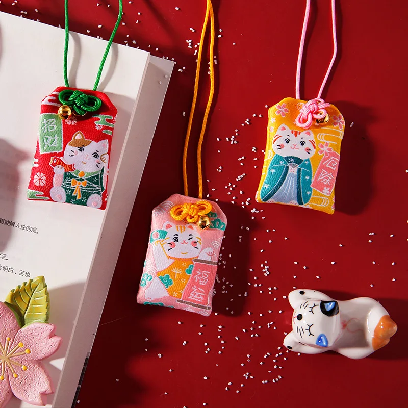 

Japanese Lynx Blessing Stationery Gift Box Handbook Notebook Sticker Sticky Note Amulet Journal Gift Box Set