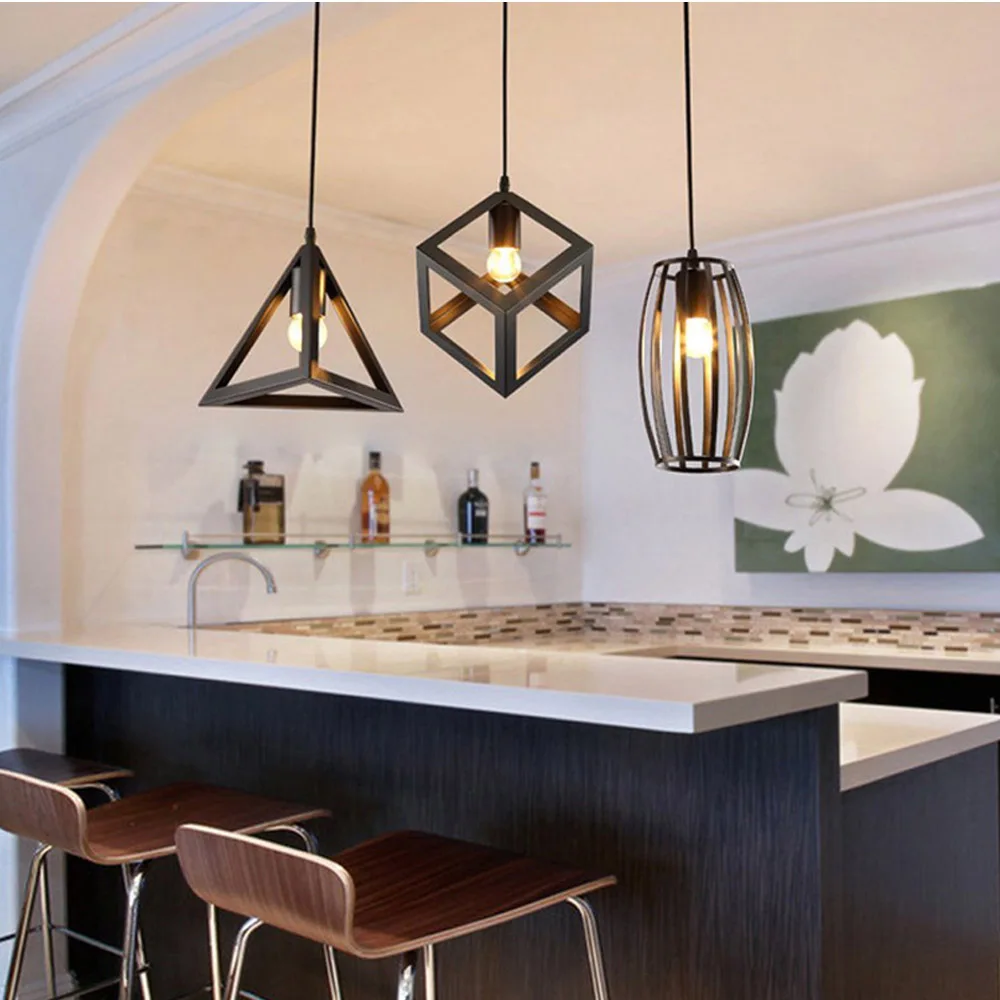 Подвесные светильники в скандинавском стиле современный промышленный винтажный