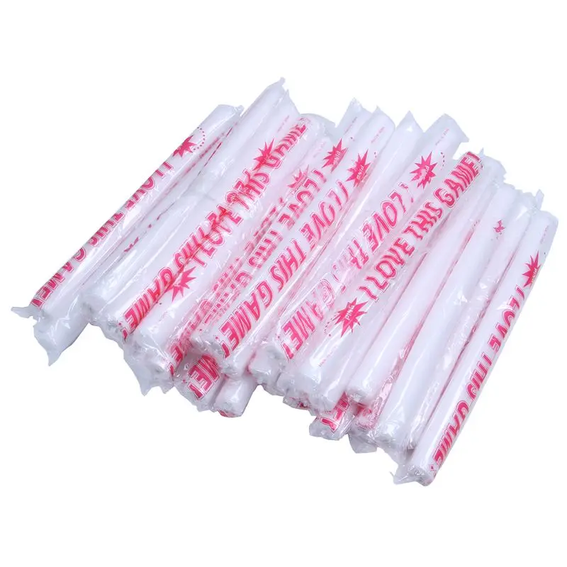 30 Pieces Colorful shiny sponge sticks Luminous Baton LED Foam Stick Chopsticks Rally Party Flashing Glow Batons Light |