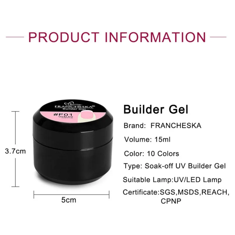 Гель для наращивания ногтей светодиодная УФ лампа лак долговечный