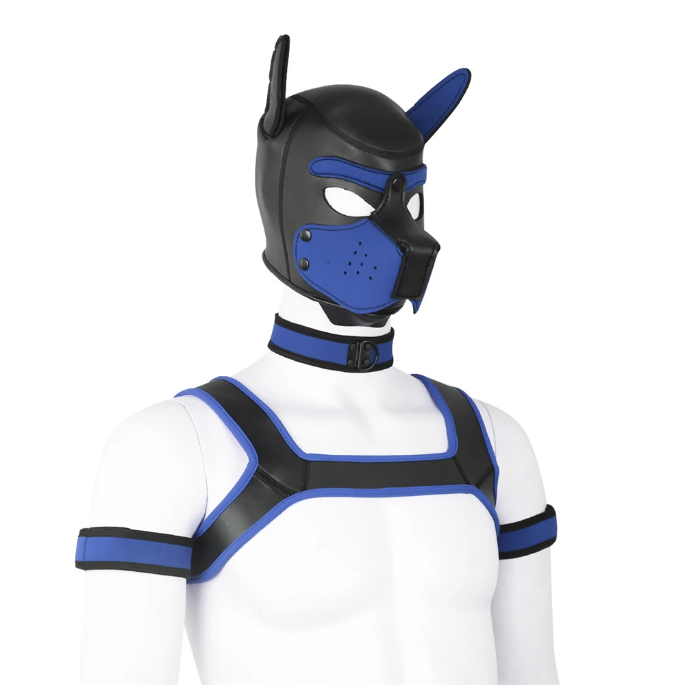 Унисекс костюм для танца маска голова собаки неопреновый Play Body consure Costume