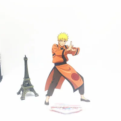 1 Брелок в стиле аниме Наруто Jiraiya Sabakuno Gaara Саске Хатаке Какаши Hoshigaki Kisame милый забавный мультфильм акриловый брелок - Цвет: 1