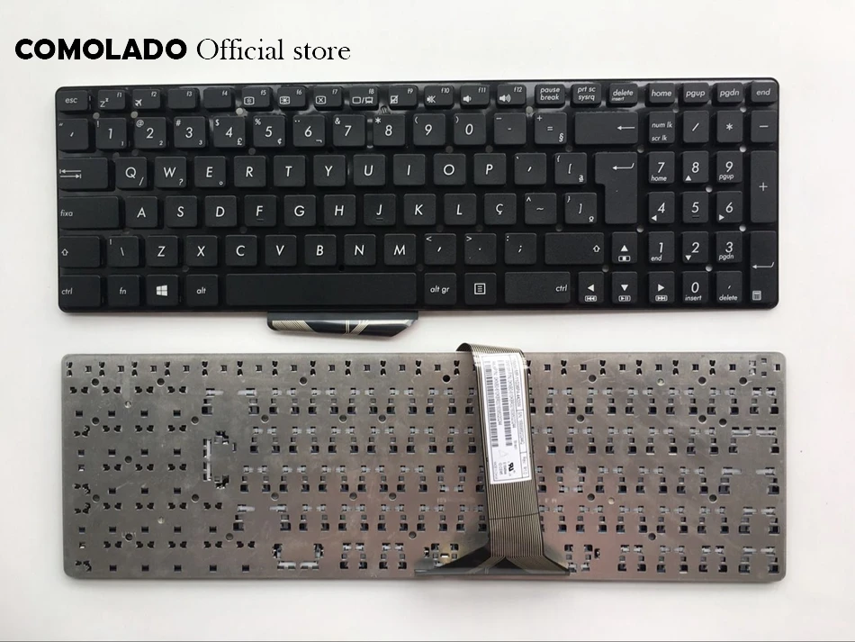 Западные Балканы Бразилия иврит швейцарская клавиатура для ASUS K55V K55 K55A K55VD K55VJ K55VM