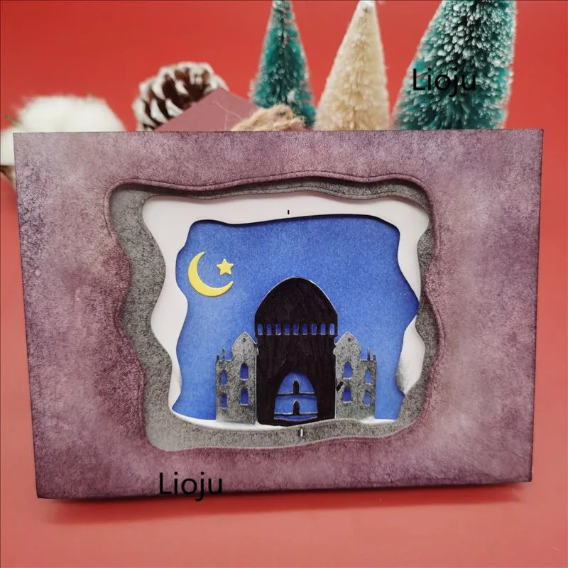 Металлические Вырубные штампы для поклонения форма вырезания церковной формы