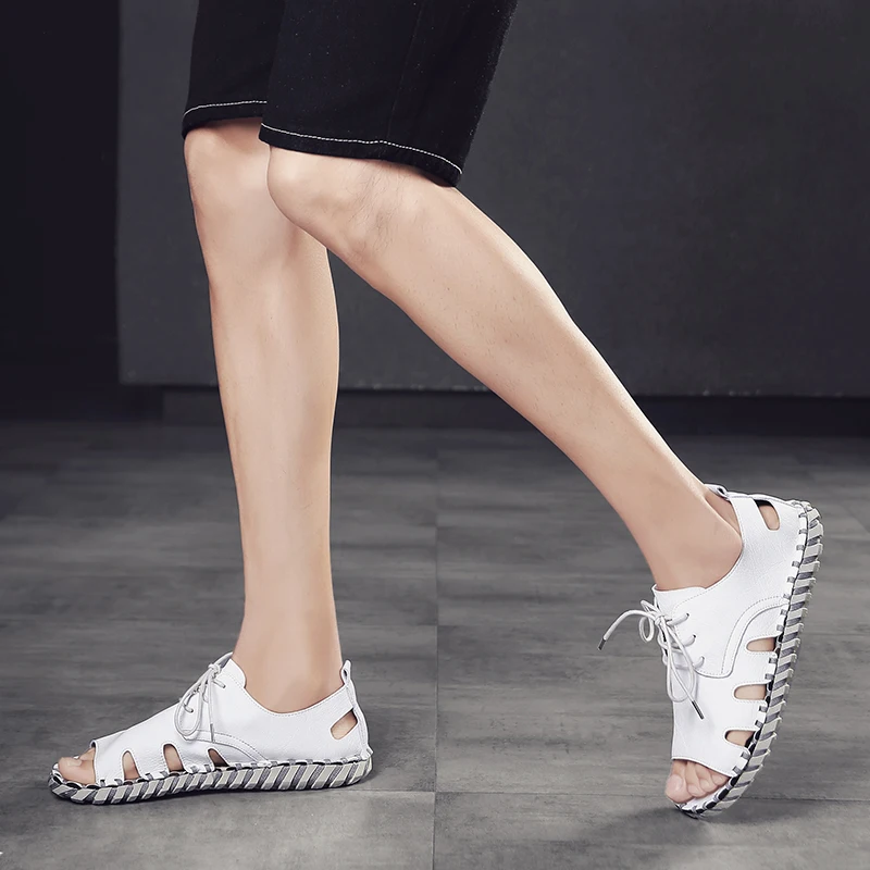 

Sandalias Transpirables Sport Sandals Men Fashion Mens Casual Sandals-men Sandalias Hombre Cuero Sandali Da Uomo Man 2019 Summer