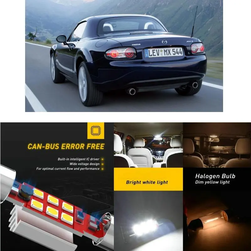Светодиодный интерьер автомобиля огни для Mazda mx5 mk2 nb mk3 nc Кабриолет premacy cp