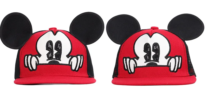 Модная шляпа для мальчиков и девочек с изображением Микки Минни повседневная