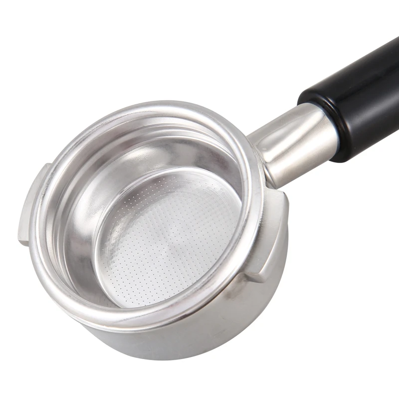 

Stainless Steel Espresso Coffee Machine Handle 5XMM Bottomless Filter Holder Bottomless