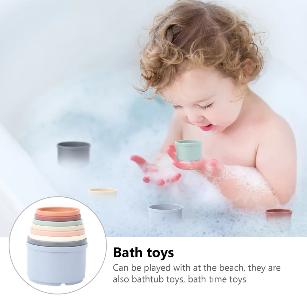 

8Pcs Adorable Toys Bathing Plaything Chidlren Bathroom Toys for Home Beach