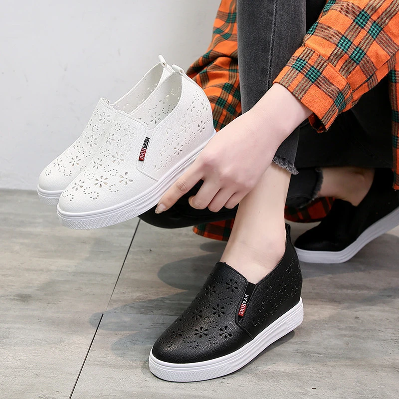 

Loafers Wedge Sneakers Women Platform Summer Shoes Woman Casual Sneakers Women Walking Shoes Comfortable Breathable Sneakers