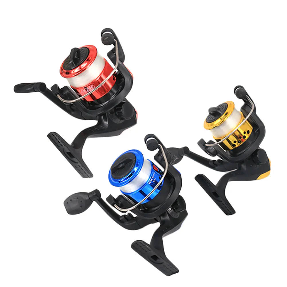

Plastic Mini Ice Fishing Wheel 200 Small Fishing Wheel with Line Folding Spinning Wheel Stone Fishing Wheel