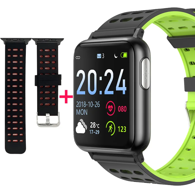 Combination 6 KAIHAI H69 ECG PPG SpO2 HRV трекер активности спортивные фитнес умные часы для поддержания здорового образа жизни мужские электронные измерения артериального давления кровяного кислорода пульсометр Смарт-часы носимые у - Цвет: Combination 6