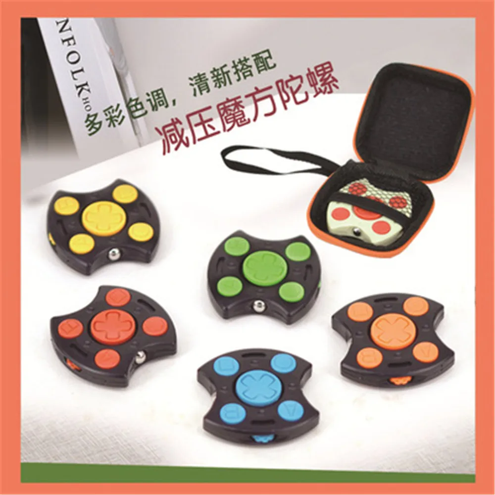 

Hand For Autism ADHD Anxiety Relief Focus Kids 6 Sides Magic Anti Stress Cube Spinner Toys