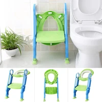 1pc baby toilet training chair adjustable ladder folding toilet training seat childrens portable urinal potty training seat hwc