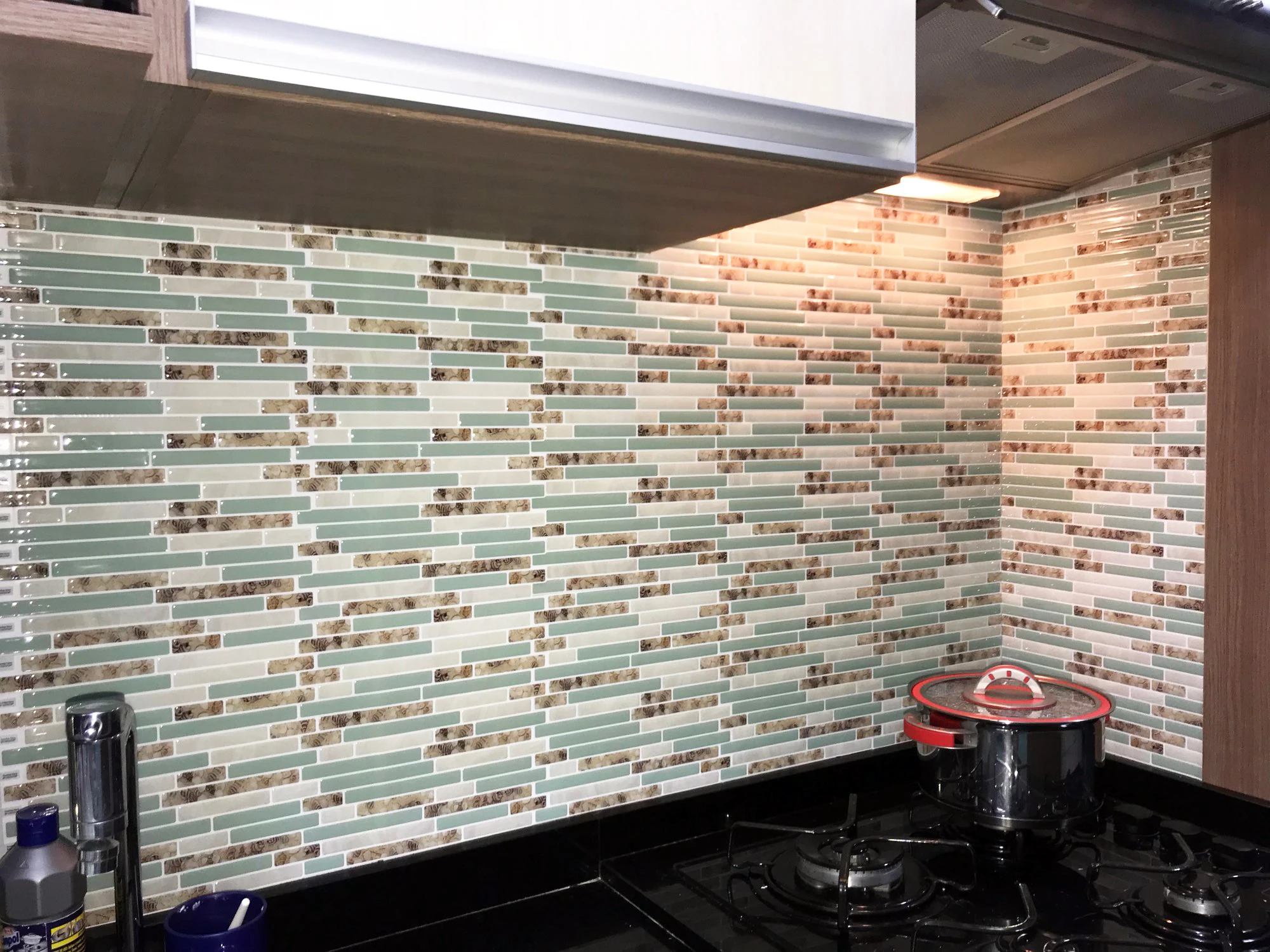 (Корабль из США) пилинг и палка плитки для стен 10 5 ''x 10'' кухня Backsplash плитка