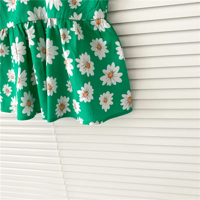 

MILANCEL 2021 Summer New Baby Clothes Sleveless Girls Dress Backless SUmmer Clothes Infant Outfits