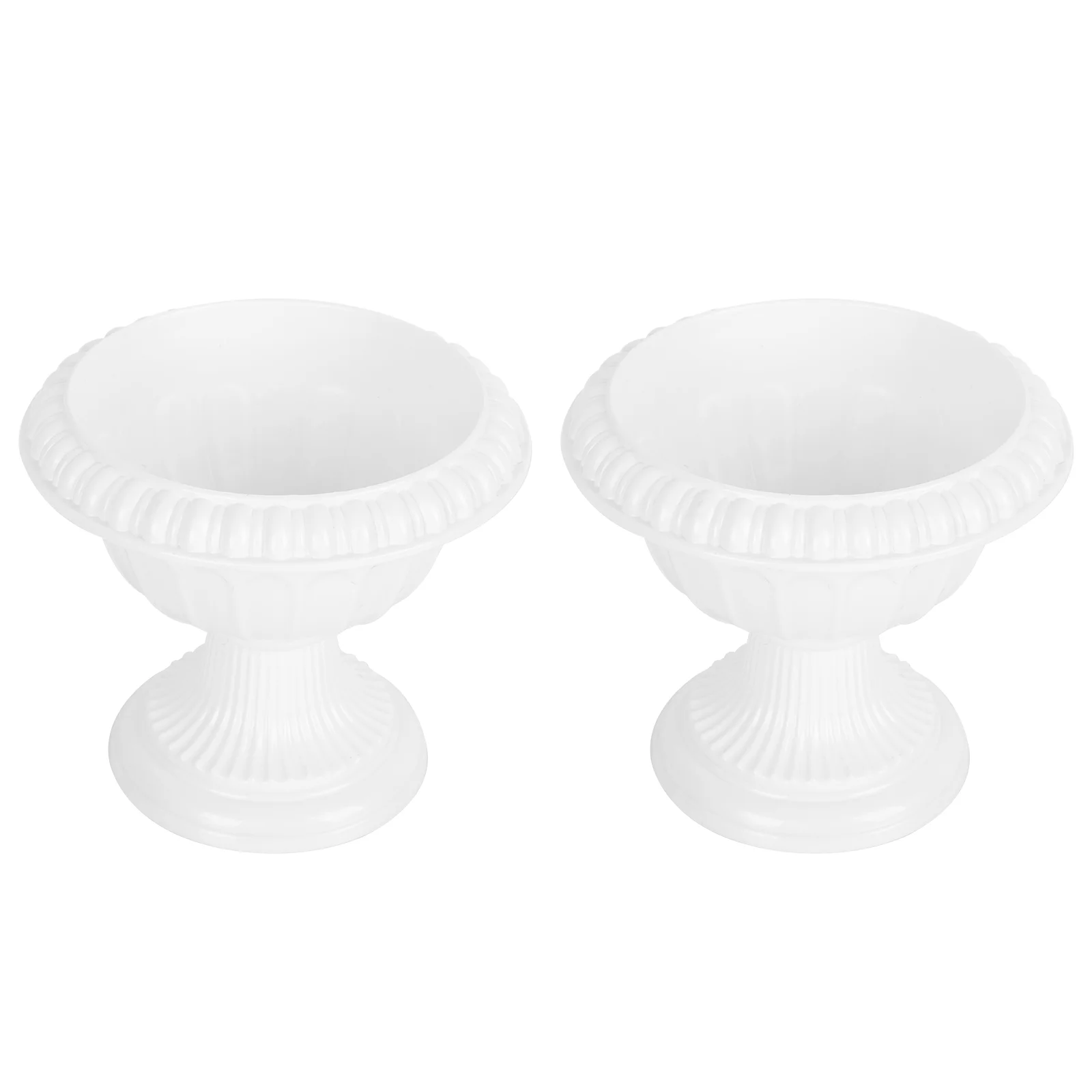 

2Pcs Flowerpots European Style Garden Plant Pots Wedding Party Flowerpot