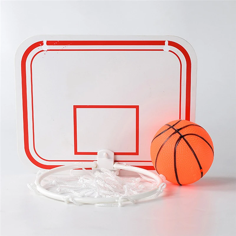 

20x16cm Plastic Toy Rebounds Indoor Adjustable Hanging Basketball Netball Hoop Basketball Box Mini Basketball Board