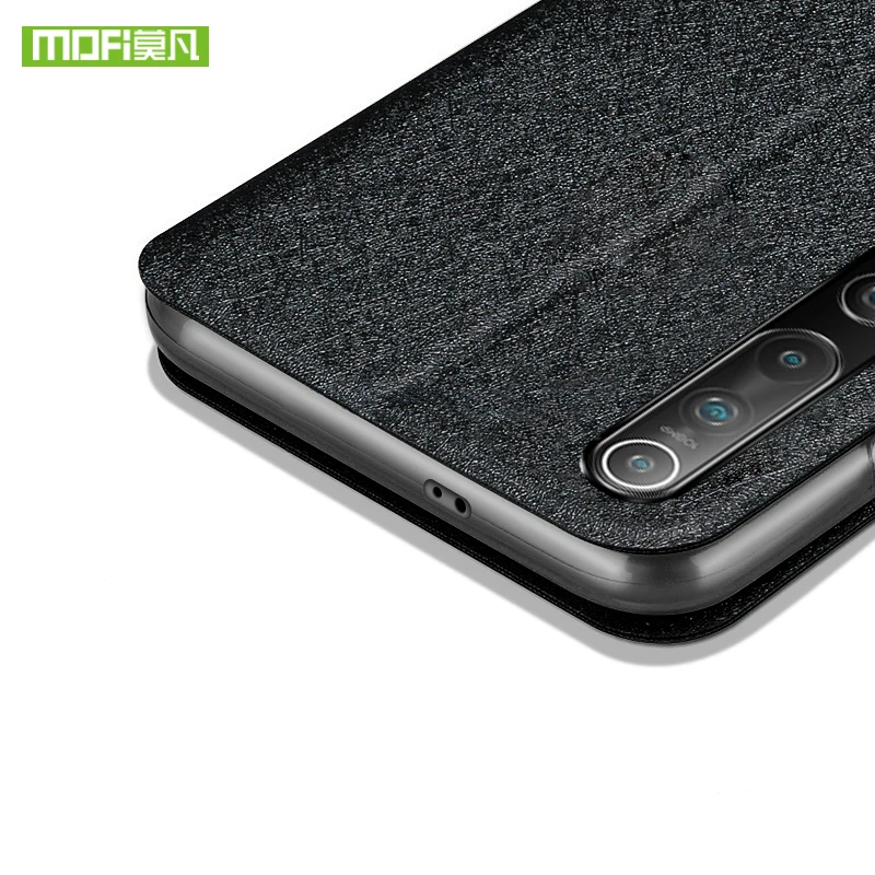 Чехол для Xiaomi Mi 10 чехол Note Pro силиконовый откидной кожаный Lite оригинальный