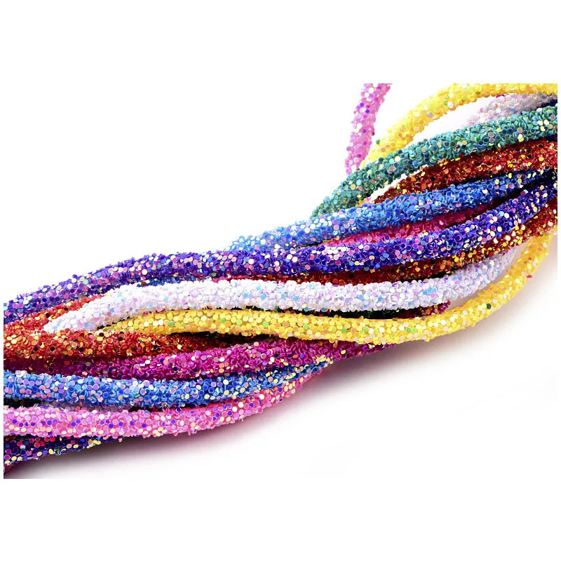 Труба-шнур из смолы с блестками для шитья одежды ювелирные изделия рукоделия