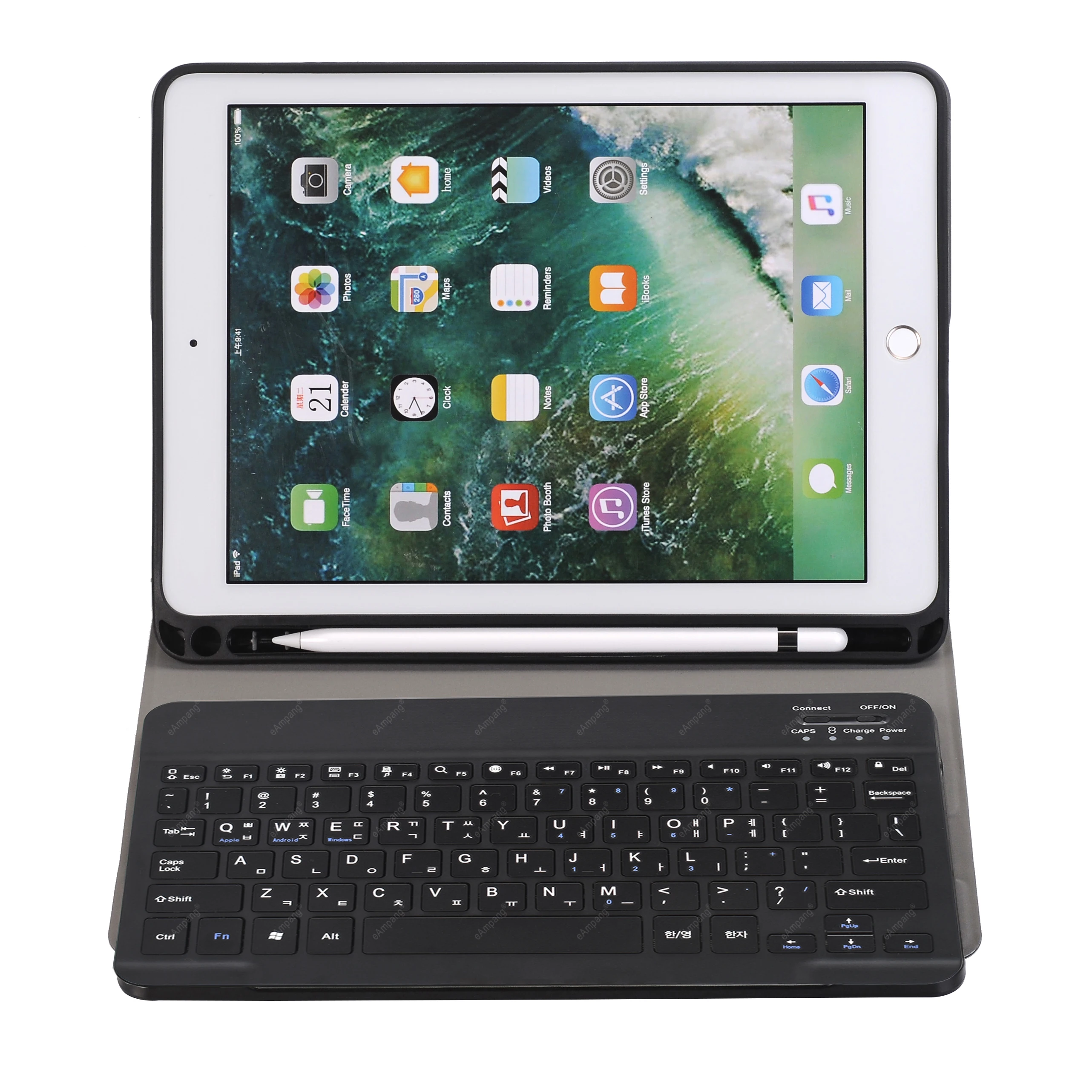 Чехол с корейской клавиатурой для Apple iPad 2018 6 го поколения 2017 5 Pro 9 7 Air 1 2 A1893 A1954 A1822