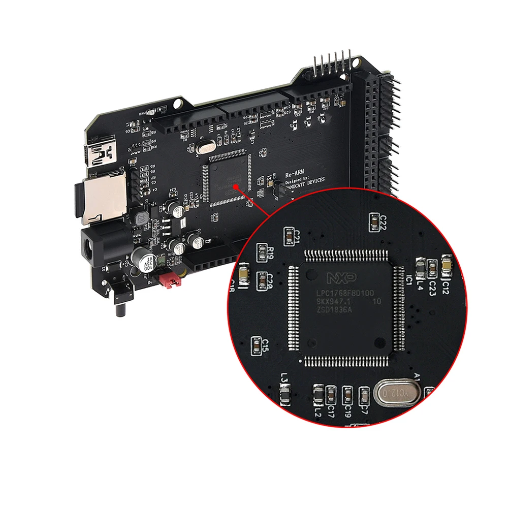 Детали 3d принтера Clone RE-ARM Contol 32 Bit 3d принтер плата обновления Mega 2560 до TMC228 TMC2130 DRV8825 A4988 Ramps 1,6/1,4/1,5