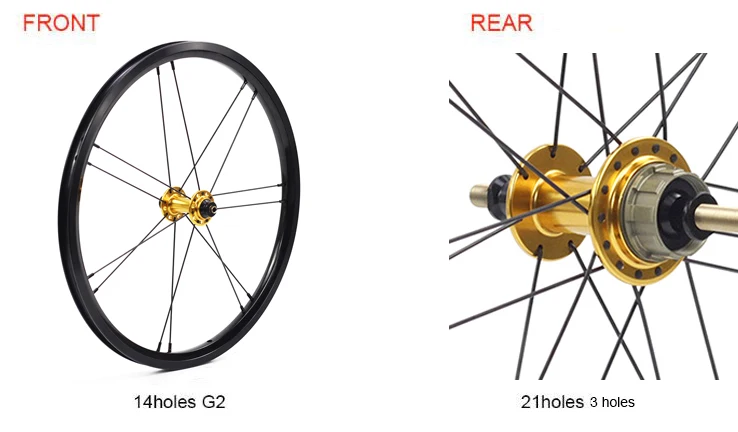 Silverock литые диски 1" 1 3/8" 349 обода тормоза NBR 14H 21H для Brompton 3sixty складной велосипед на заказ велосипед колесная множество цветов