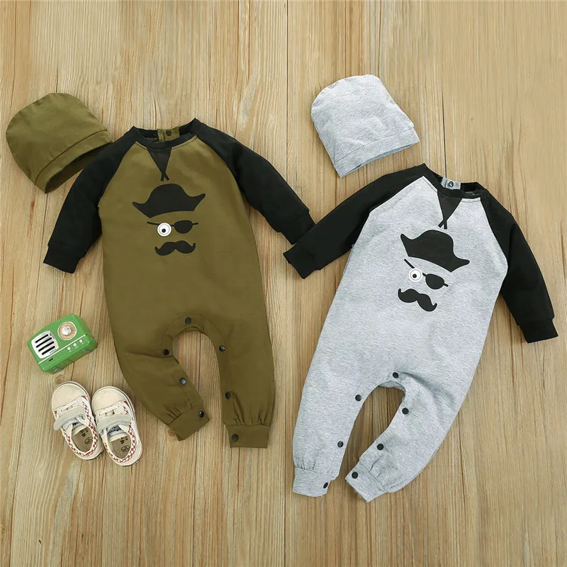 Комбинезон для мальчиков из 100% хлопка с длинным рукавом A377 |