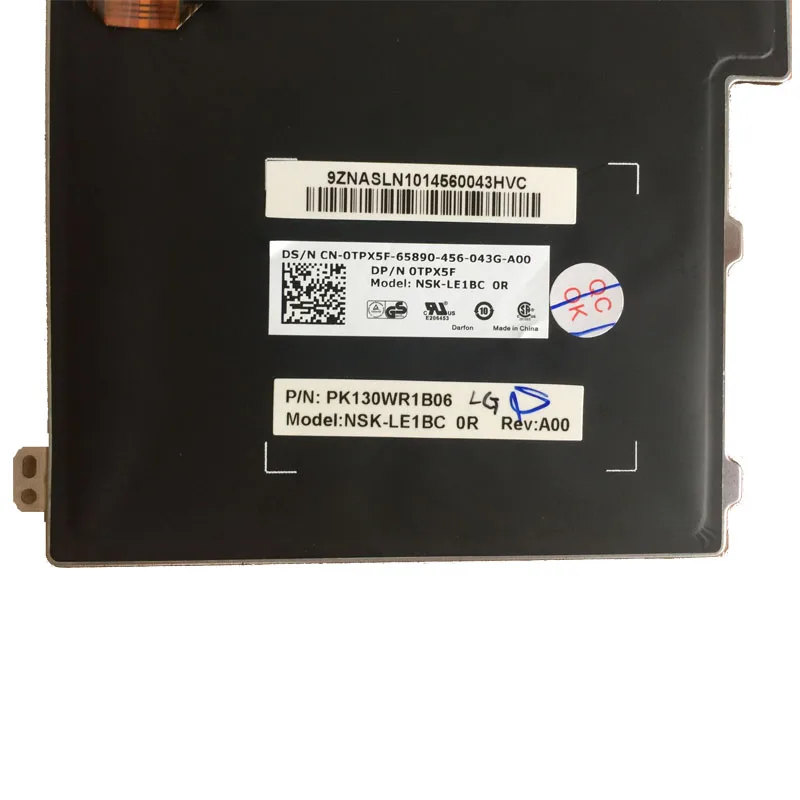 Новая русская клавиатура для ноутбука DELL Latitude 15 5000 E5540 с мышей и черной