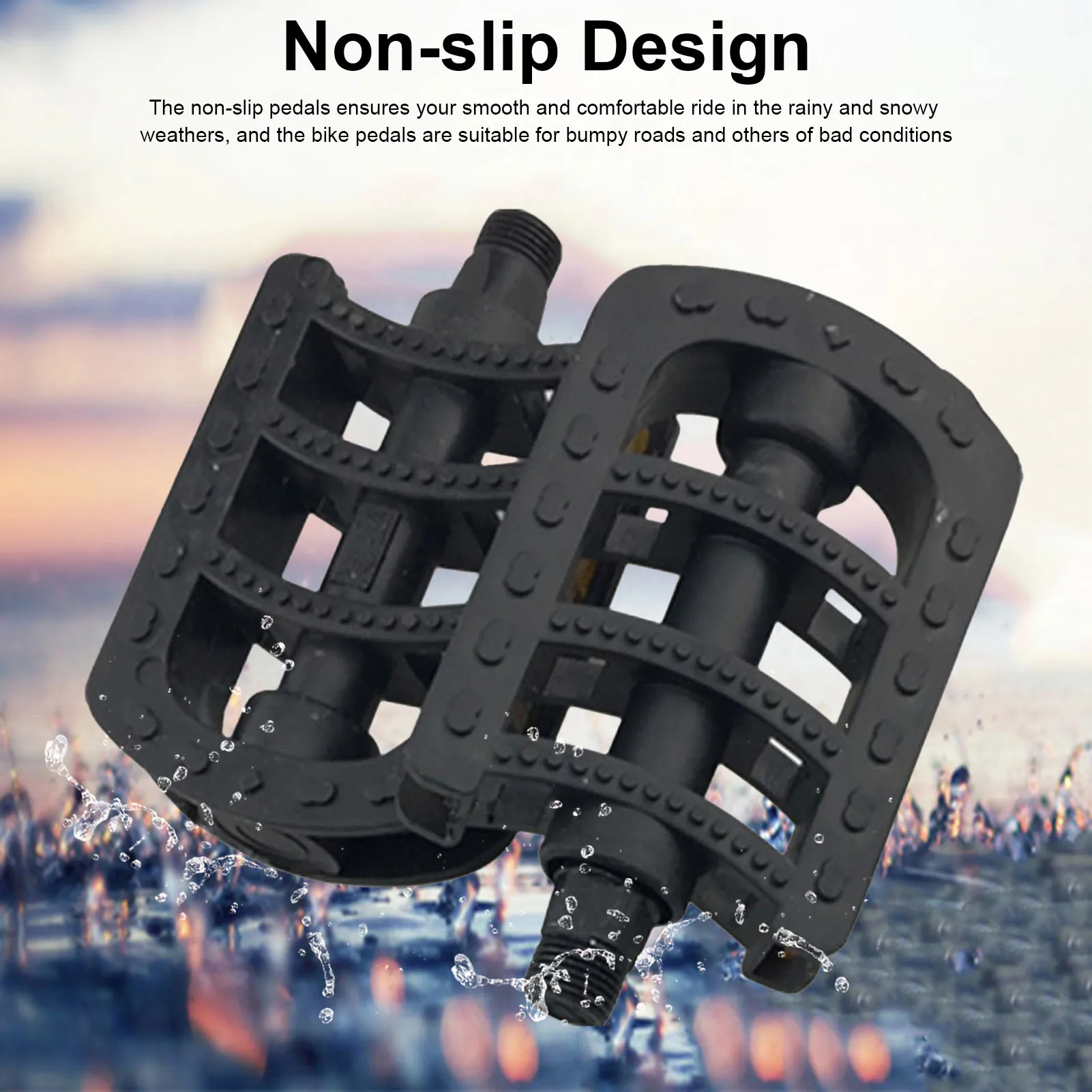 Набор нескользящих педалей для велосипеда подшипники из углеродистой стали АБС