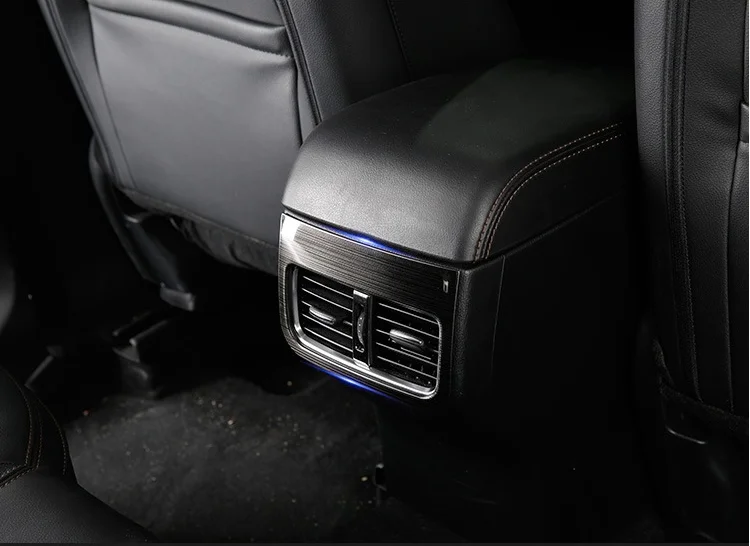 For Mazda CX-5 CX5 2017 2018 2019 KF Car Rear Console Center Air Conditioner Vent Outlet Frame Cover Trim Stickers Styling | Автомобили и