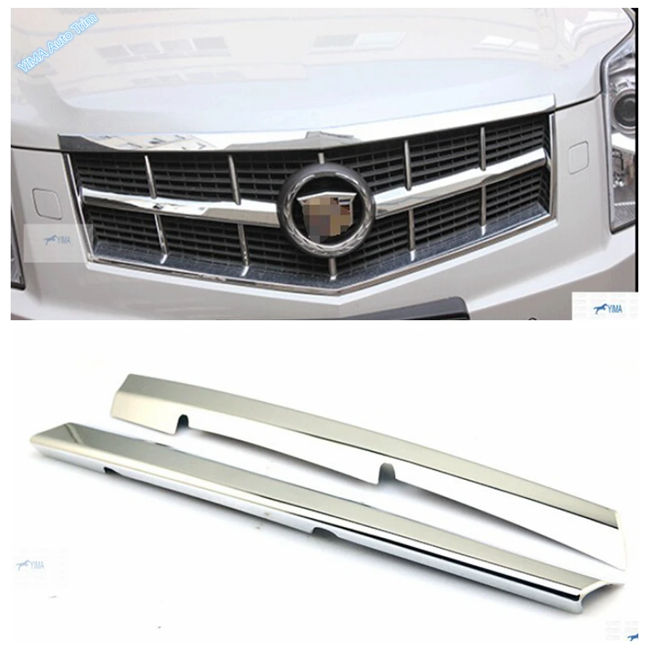 Хромированная передняя решетка радиатора 2 шт для Cadillac SRX 2010-2014 - купить по