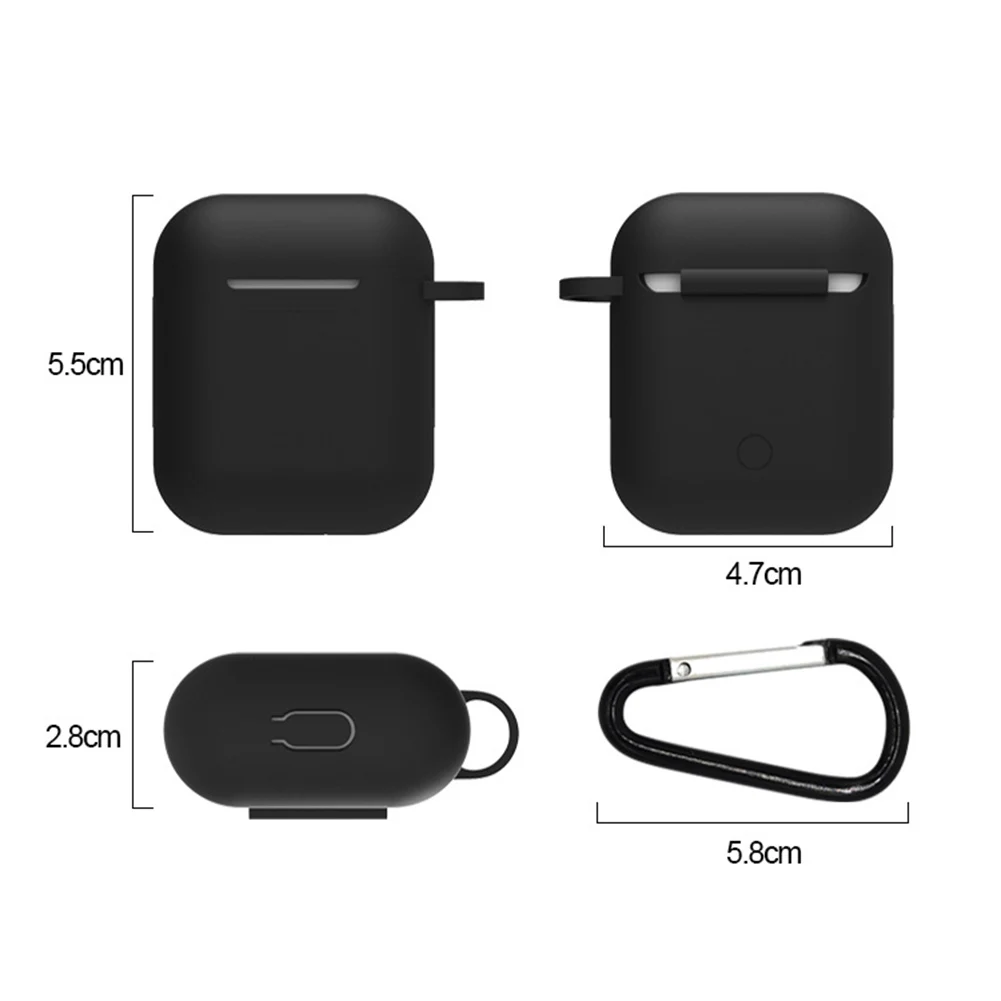 

7Pcs Shockproof Case for airpods cute Silicone for airpods case cover protective for Apple air pods case accessories