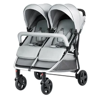 high landscape twin baby stroller for second child baby stroller lightweight folding double seated and lying stroller