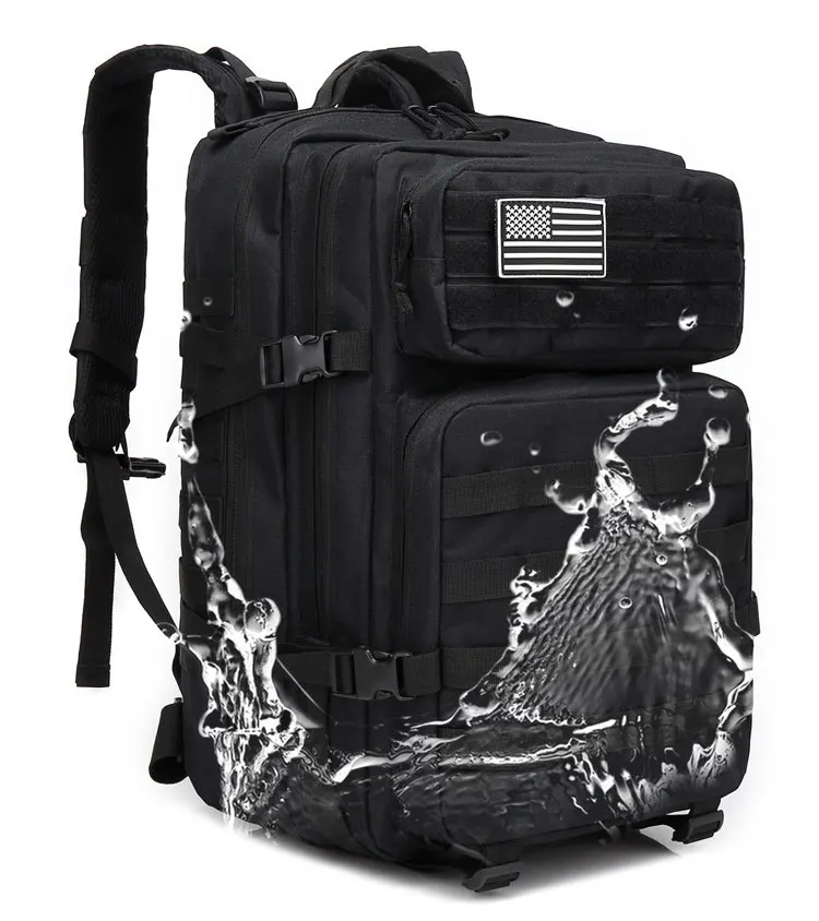 45L Тактический Рюкзак Военная армейская штурмовая сумка для улицы 3P EDC Molle пакет для мужчин для треккинга кемпинга охоты большой емкости сумки